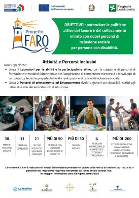 PROGETTO F.A.R.O. FUTURO, AUTONOMIA, RISORSE, ORIENTAMENTO